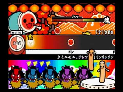 【太鼓の達人 CS1】ミニモニ。テレフォン！リンリンリン（かんたん）【オート動画】