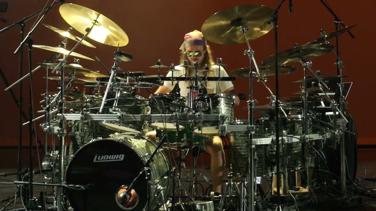 The Awakening video shoot drum view