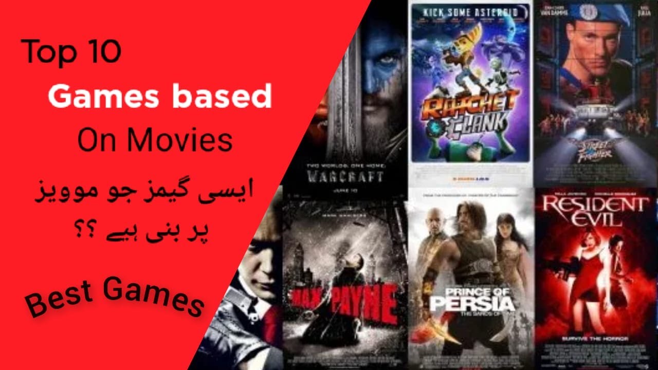 Top 10 Games based on Movies 2023 Action Games List emaanahsan777