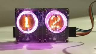 Two digits Nixie display