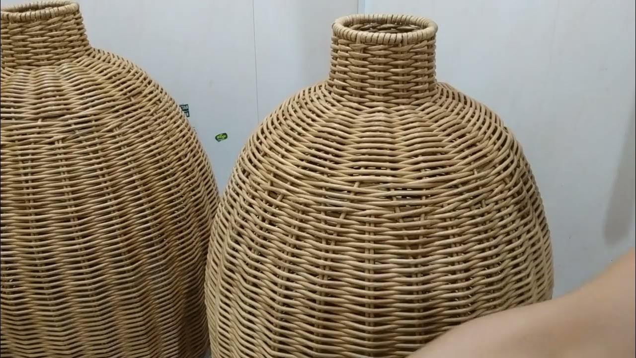 Немного о лакировке изделия из бумажной лозы. - YouTube