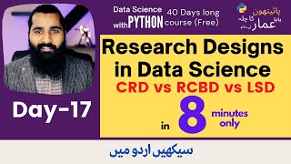 Statistical Research Designs Crd Vs Rcbd Vs Lsd- Day-17