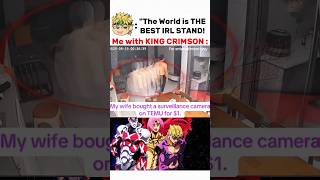 pov : you have obtained king crimson irl 😱 #jjba #jojobizzare #jojosbizarreadventure @JoBroMemes