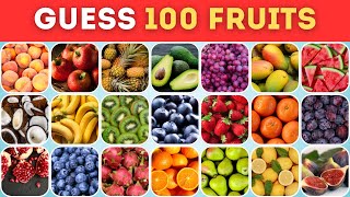 Guess the FRUIT in 3 Seconds🍇🍉From EASY to IMPOSSIBLE! Fruit Quiz