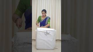 Ball Khadi Sarees With Contrast Pallu And Blouse