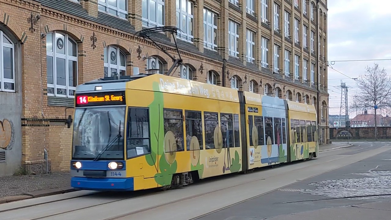 Straßenbahnen / Trams in Leipzig – Neue Linie 14, Linie 8 in Sellerhausen, Linie 1 wieder in Mockau