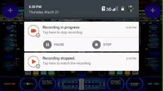 Virtual cross dj pro blue screenshot 3