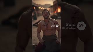 AI super hunk blacksmith -  created with Sora 2, an AI video generation tool by OpenAI!