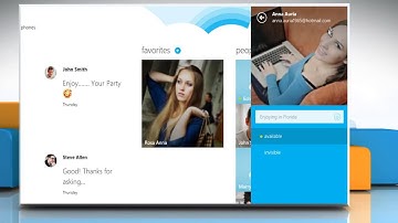 How to edit profile information in Skype® for Windows® 8