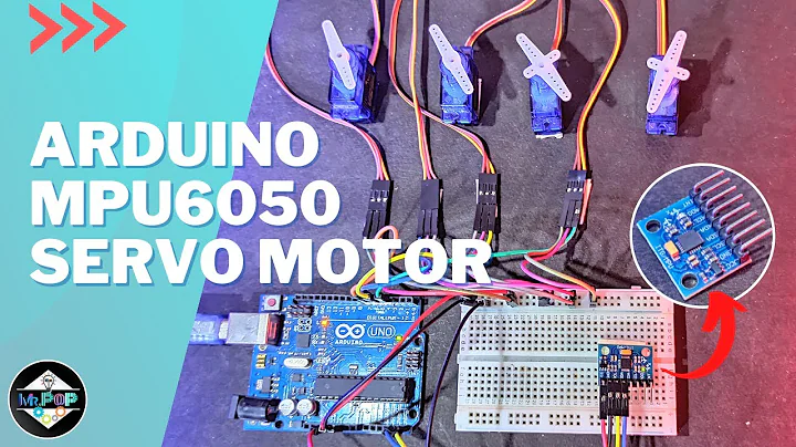 Arduino MPU6050 sensor contol servo motor | mpu6050 tutorial