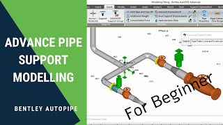Bentley AutoPIPE Tutorial - Advanced Pipe Support Modeling