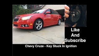Chevy Cruze Sonic Key Stuck In Ignition Removal Process Youtube