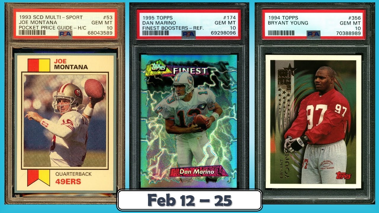 TOP 15 Highest Selling Football Cards from the Junk Wax Era on eBay