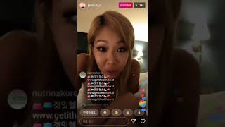 20180809 제시 jessi 인스타라이브3!