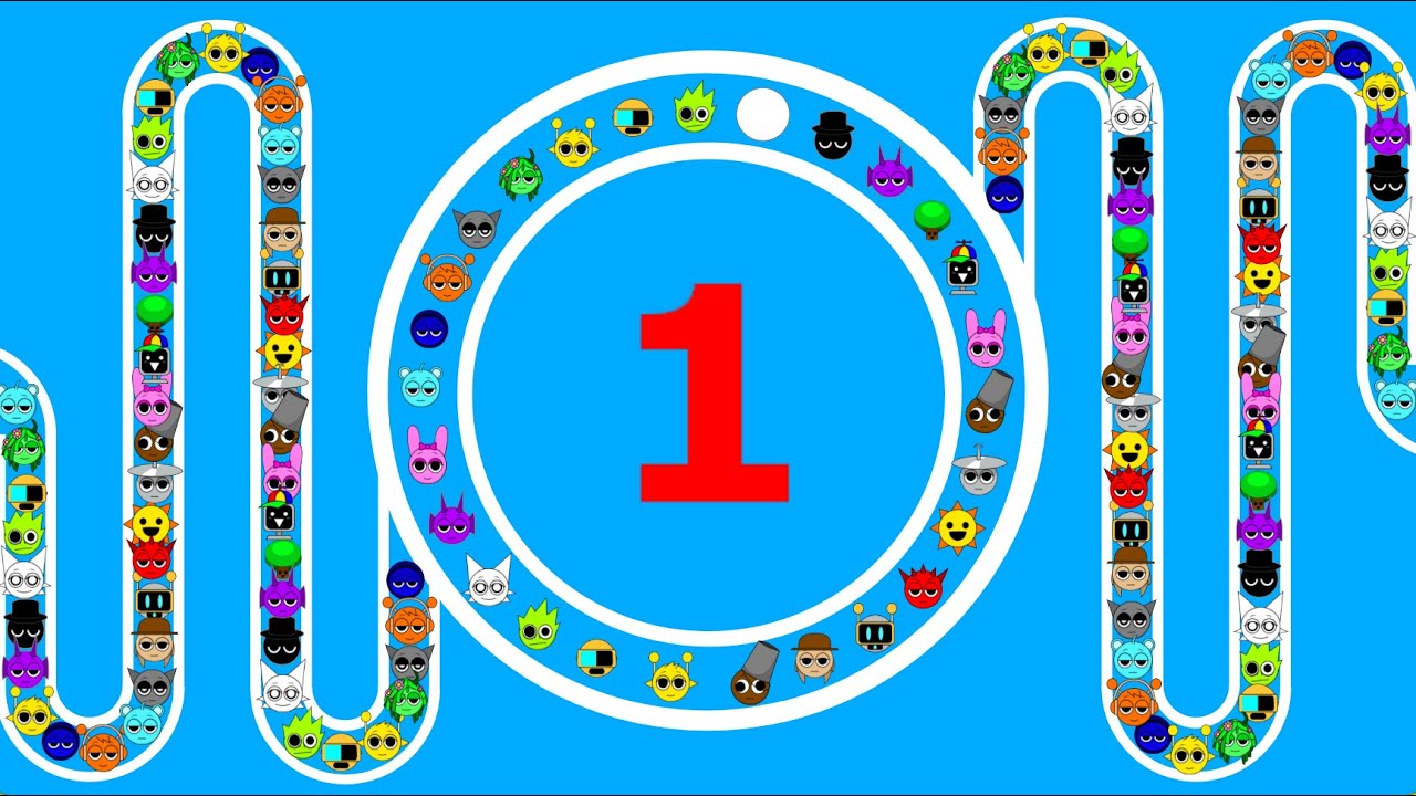 SPRUNKI Elimination Marble Race – 10 Teams, Only 1 Winner!  Part 1.