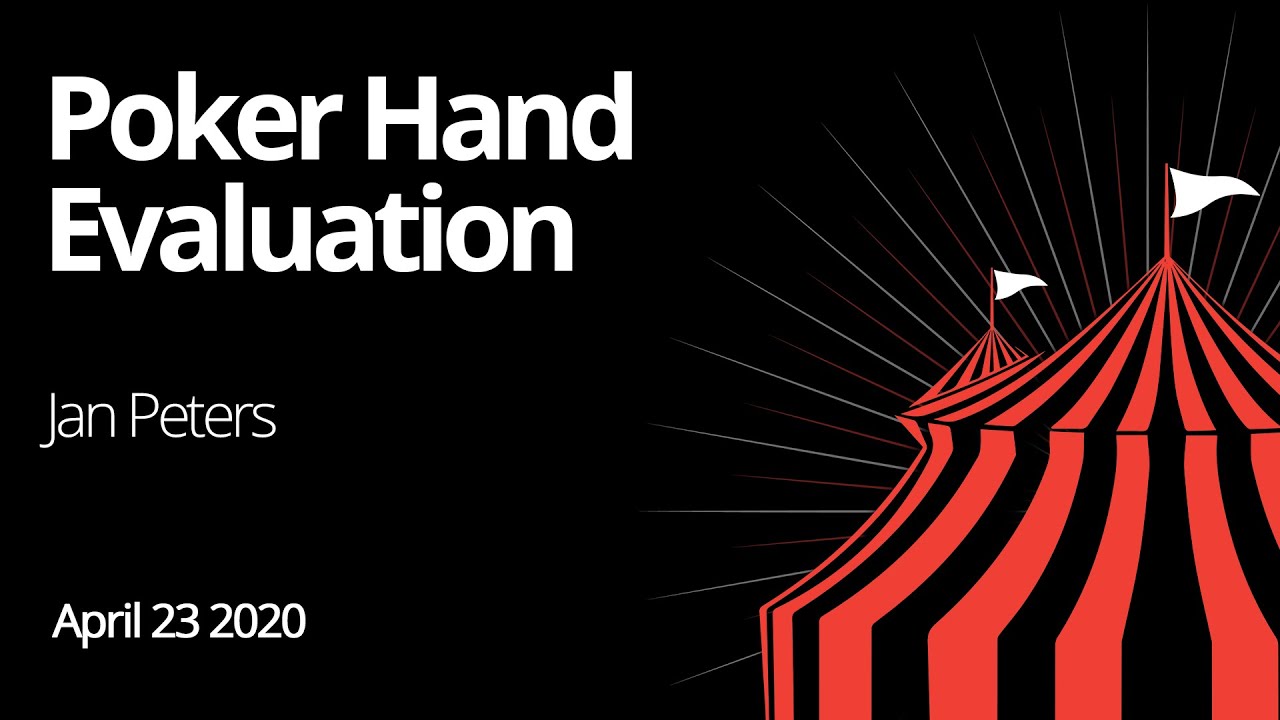Jan Peters Poker Hand Evaluation YouTube