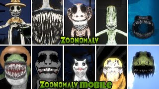 ZOONOMALY Vs ZOONOMALY MOBILE All Jumpscares and All Monsters