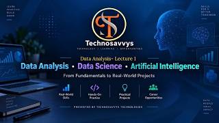 DATA ANALYSIS/SCIENCE – LECTURE 1 | Complete Introduction for Beginners