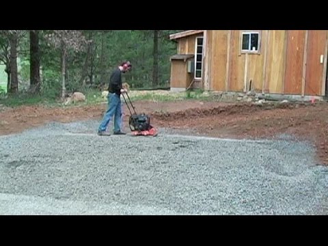 Concrete pads installation