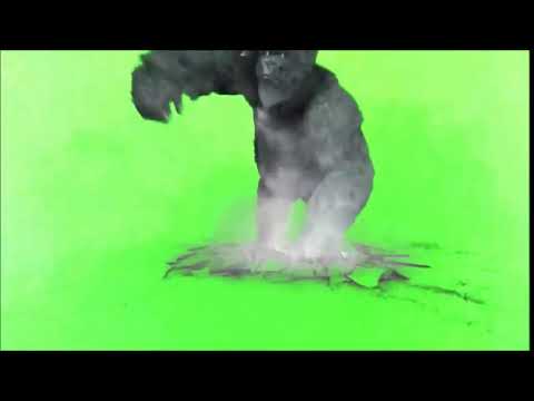 King Kong in Green Screen Effect. By:- Green Screen Studio.