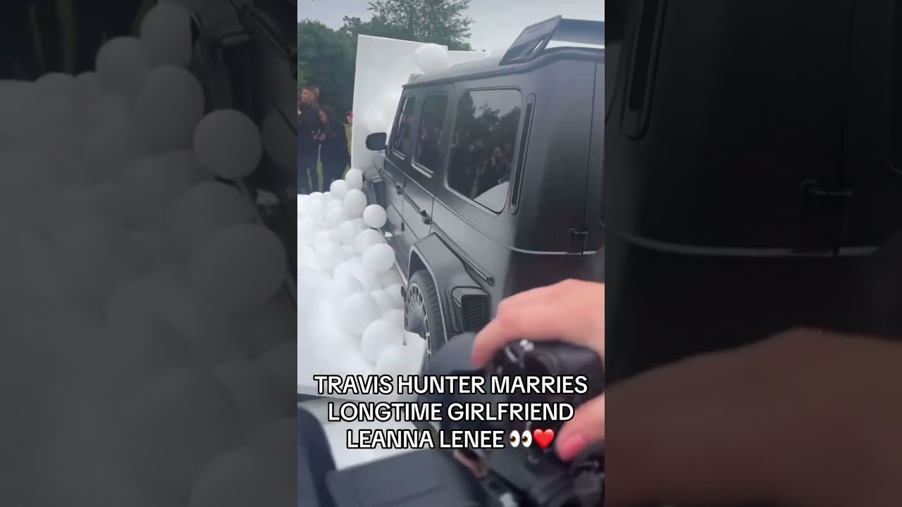 Travis Hunter ties the knot with girlfriend Leanne Lenee 👀 