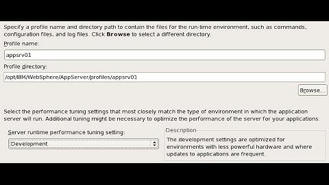 How to create the application  server profiles through command line tools