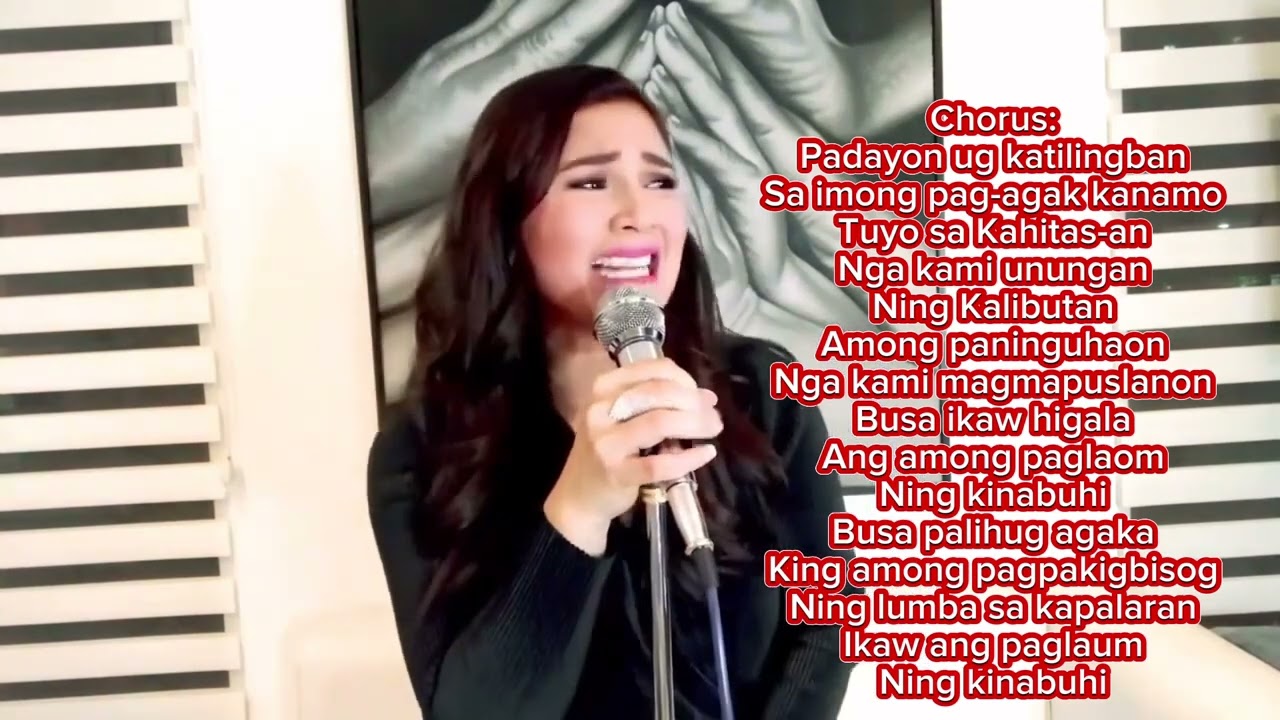 MS. Vina Morales' winning piece during the Cebu 6th Pop Music Festival entitled PAGLAUM (hope)