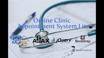 Online Clinic Appointment System Lite with PHP MySQL and Bootstrap