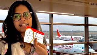 Travelling to Delhi using free flight tickets || Pranavi Anakali || Telugu vlogs