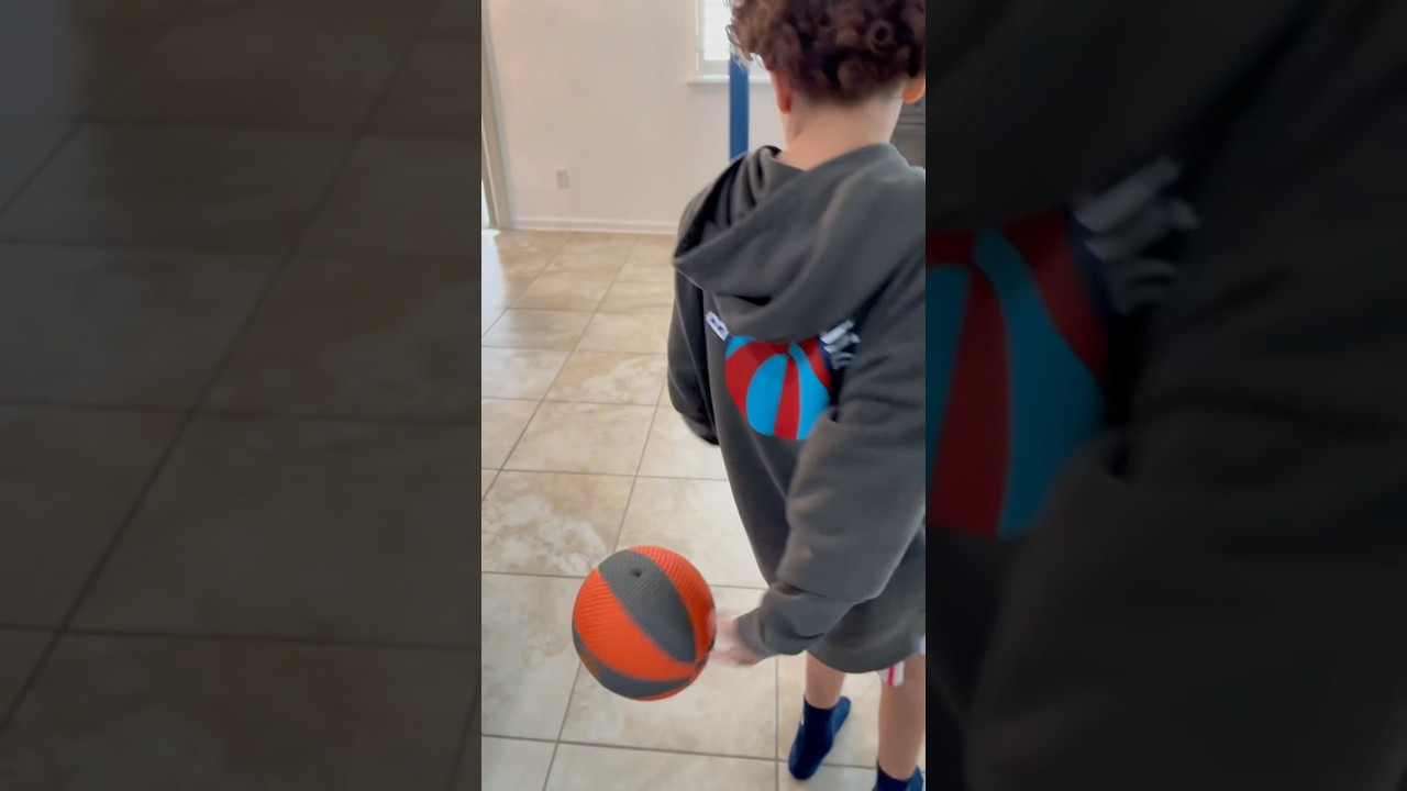 HouseHoops Basketball - Size 4 - Soft Indoor Basketball With Realistic Feel And Bounce