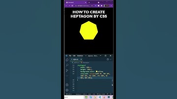 How to Create Heptagon 🔥 by CSS Using Clip-Path #shorts #shorts_viral #coding_shorts