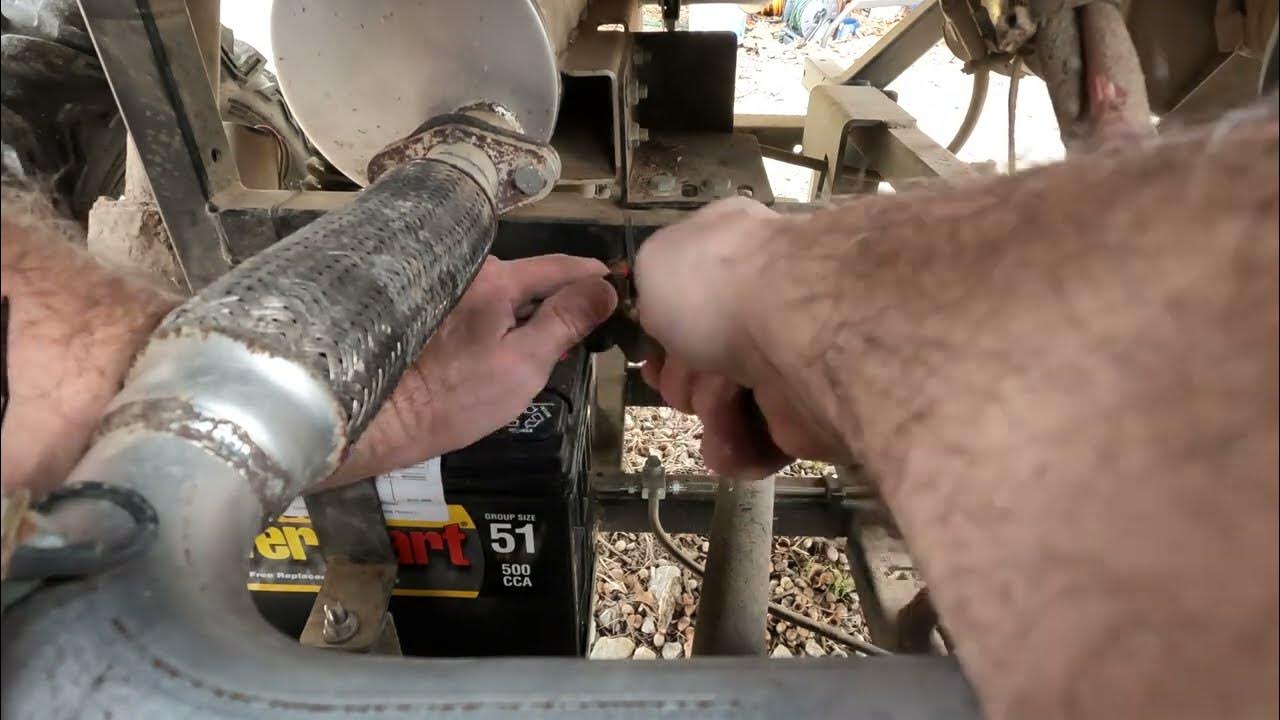 Mahindra XTV Battery Replacement - YouTube