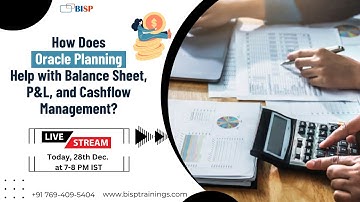 Oracle PBCS Driver Based Planning for Balance Sheet, P&L, and Cashflow | Oracle PBCS Tutorial BISP