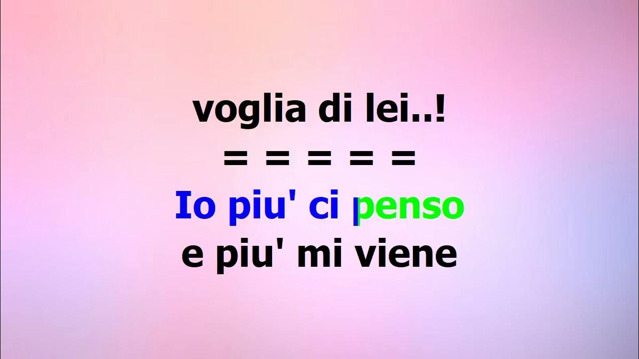 Gianni Bella Più Ci Penso KARAOKE YouTube