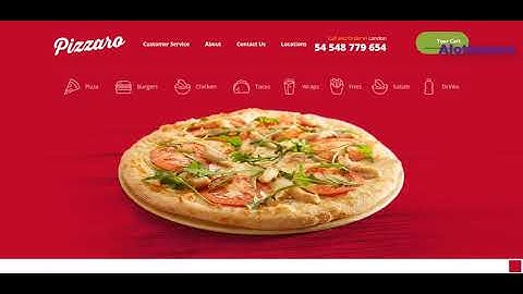 Pizzaro Food Theme - Responsive Magento 2 Theme | RTL supported