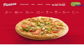 Pizzaro Food Theme - Responsive Magento 2 Theme | RTL supported