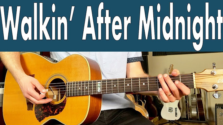 Walkin’ After Midnight Guitar version - Guitar performance video thumbnail