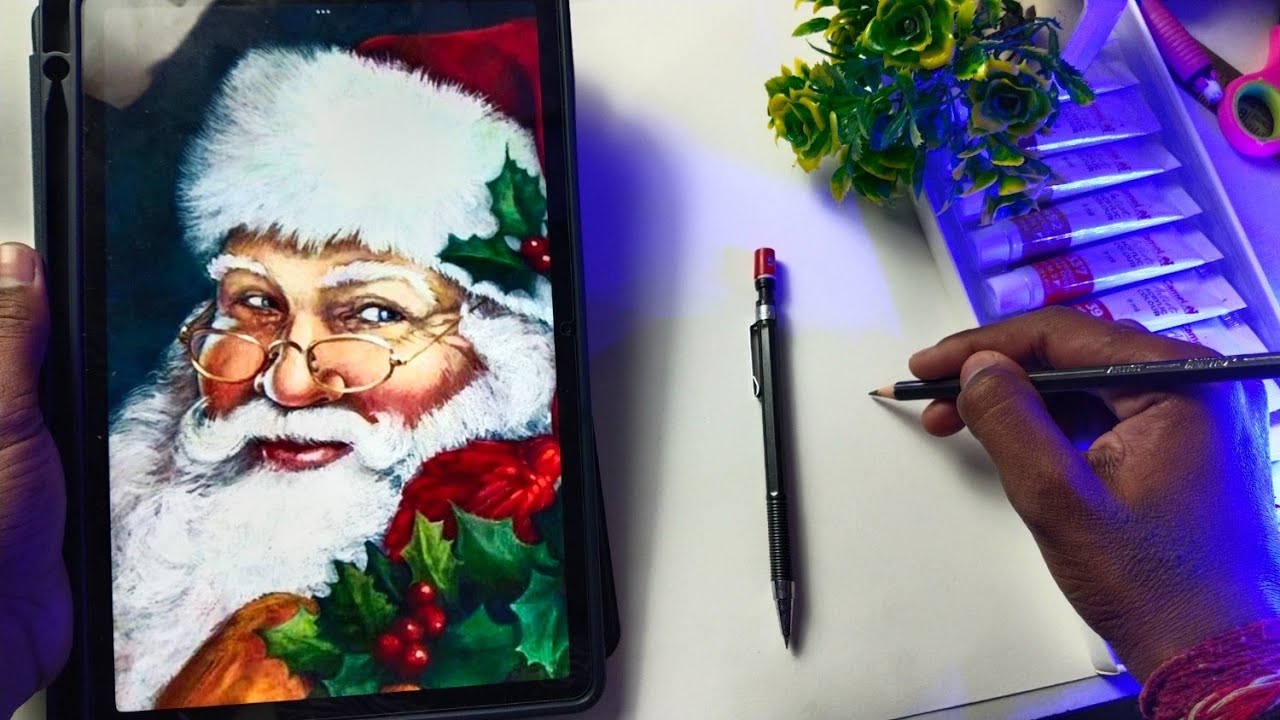 How To Draw Santa Claus , Santa Claus Drawing , Christmas Special 🤩 , Outline Tutorial