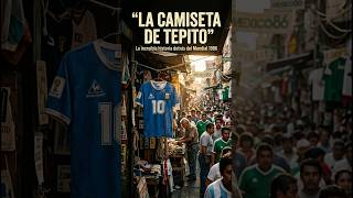 La Increíble Historia de la Camiseta de Tepito que Usó Maradona en el Mundial 1986 ⚽🏆 #manodedios