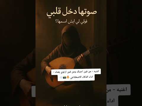 غنيه _من فين اجيلك ومن فين ارتوي بعدك#ادا#الذكاء_اصطناعي #اشتراكك يسعدني