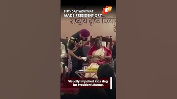 Thumbnail of Indian President Droupadi Murmu Gets Emotional Upon Receiving Birthday Wishes