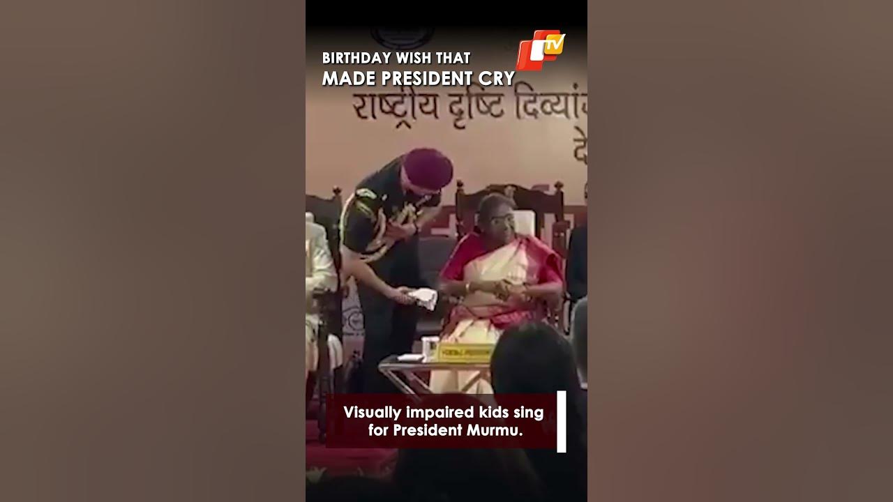 Indian President Droupadi Murmu Gets Emotional Upon Receiving Birthday Wishes