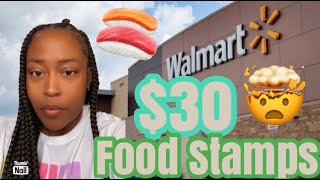 STRUGGLE WITH TERESA: SPENDING MY LAST $30 IN FOOD STAMPS AT WALMART 😩