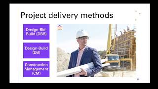 What are the main project delivery methods in construction (BBCT 10)