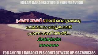 Download Lagu Prana sakhi njan verumoru karaoke with lyrics malayalam MP3