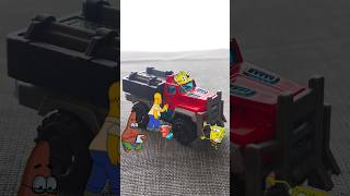Spongebob n'friends x FIRE TRUCK 🗿#lego #asmr #fun #satisfying #buildingblocks #toys #funny #diy