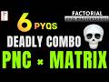 JEE’s Deadly Combo: PnC × Matrices 🔥 | 5 JEE Mains + 1 Adv 2024 PYQs Factorial PYQ Masterseries