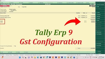 How to Set GST Details in Tally erp 9; New Tally erp9 | gst in tally erp9