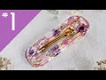 How to make a GORGEOUS DIY Hair Clip from Real Flowers and UV Resin | Tutorial #1