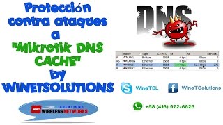 Mikrotik Protección DNS CACHE 2020